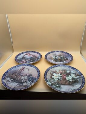 Lena Liu's Basket Bouquets 
George Floral Basket Decorative Dinner Plates